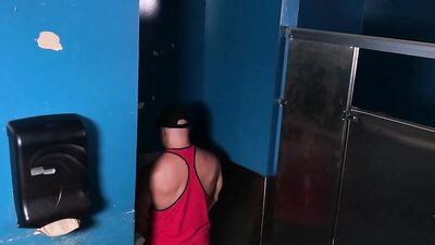 Watch Gage Unkut bangs a hard cock in the public toilet & gets a load on his ass