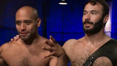 Leo Forte's BDSM fantasy comes true as Wilfried Knight dominates him in a hardcore bareback gangbang