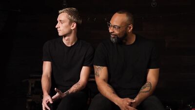 Theo Brady and Ray Diesel dominate & fuck each other's brains out in BDSM gangbang