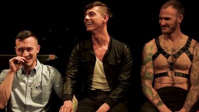 Christian, Derek & Bad Boi dominate and whip Delirium in Part 3 of Silent Hill Delirium: BDSM Threesome