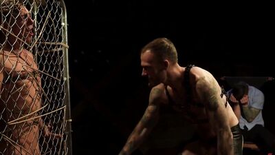 Christian, Derek & Bad Boi dominate and whip Delirium in Part 3 of Silent Hill Delirium: BDSM Threesome