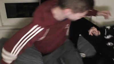 Chav goes wild with rough sex & bareback creampies for BB's money