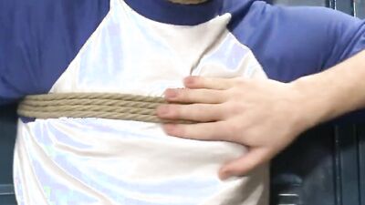 Watch as these guys dominate & fuck their captors' Baseball Stud in the locker room