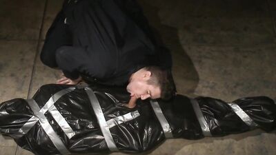 Wesley Woods & Trenton Ducati get dominated and humiliated by a muscular stud in kinky latex & leather