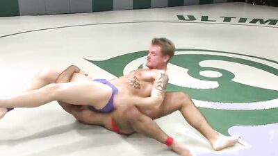 Patrick, Alex & Trent Diesel take on a wild hairy gangbang with some humiliation