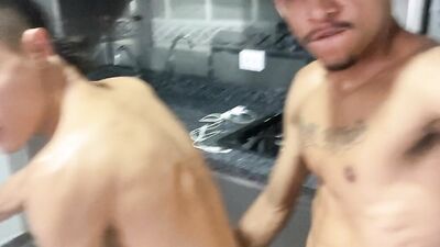 Watch this hot Latin couple take on some serious weed and bareback action