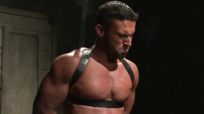 Bareback domination with leather-clad Latin studs - Diego & Diego Vena