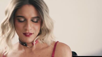 Marcus McNeil seduces Cheating Mikey Vega with lingerie & a hot interracial BJ