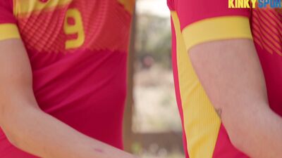 Watch Radim Kastan & Zac Steele dominate and pleasure young football players in their asses