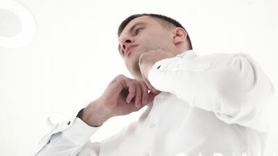 Innocent Maxx Monroe seduced by suitably dressed DILF for some deep throat and fucking action
