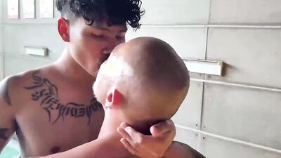 Damian Dragon's raw fuck skills make Tiger Bareback's cock rock hard