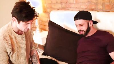 Watch Romeo & Drew take turns fucking each other's holes with their huge shafts and mouths