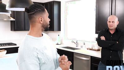 Tony Crawls for Brock's Big Bulge: A Pornstar's Bareback Interracial Hunk