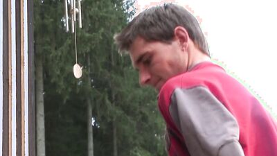 Ray Weil's bareback ass-licking & facial in wild outdoor anal sex