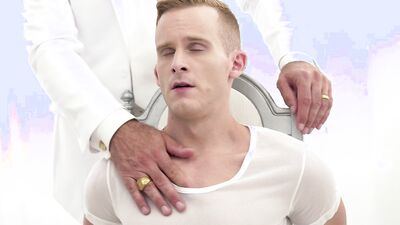 Dylan Tides seduces her well-hung friend with a bareback blowjob and rimming