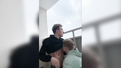 Two amateur sluts take turns on a big raw cock in public & get pounded hard
