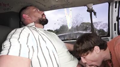 Andy Adler nails stranger & takes him for a wild ride until he explodes