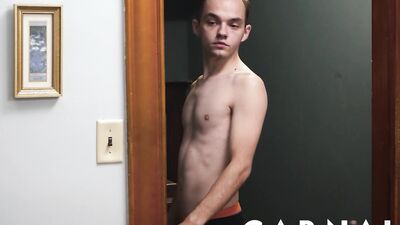 Stepdad Tucker Barrett bangs and fucks his neighbor Myott Hunter bareback, intergenerational bareback