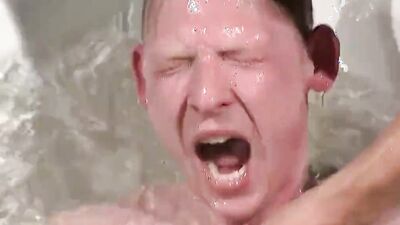 Redhead stud Rob Yaeger humiliated and banged while shooting his load