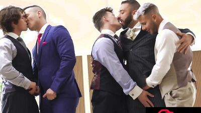 Watch these studs destroy wrecked escort holes & bareback with a big cock