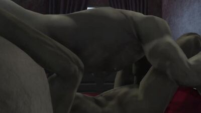 Hot muscular guy pounds hot amateur girl in the jockstrap while she snoozes