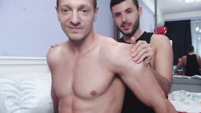 Watch this muscular Euro cam girl get her nipples sucked and play with her tight hole in POV