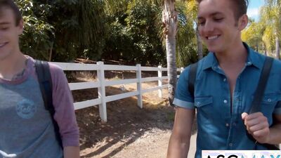 Watch Bar Addison give a stunning blowjob before getting her ass drilled by Jake Porter's big cock