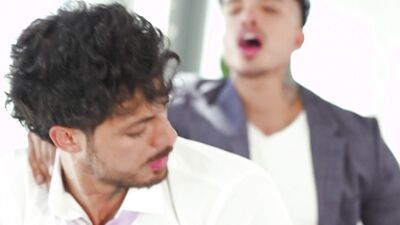 Markin Wolf's raw sexcapades: A steamy bareback deepthroat with a big dick