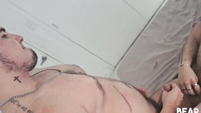 Watch this tattooed dude pound a bareback Cuban with his big cock in this wild bear fetish video!