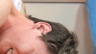 Kinky young men Jeremy Sommers & Krys Perez get hot and heavy during lustful bedroom shoot