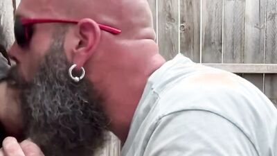 Twink feeds me a massive load at the outdoor gloryhole