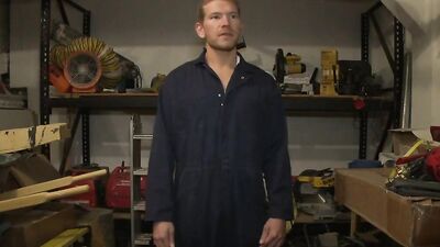Alex Adams and Van Darkholme dominate dock worker with their toys & cocks
