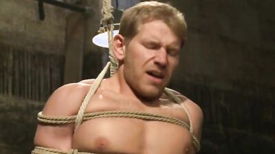 Alex Adams and Van Darkholme dominate dock worker with their toys & cocks