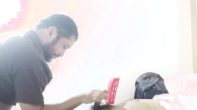 Watch this curvy Asian amateur give a hairy dick a sensual blowjob and handjob to her lucky client