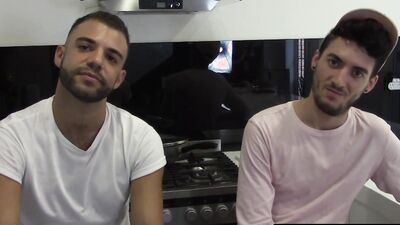 Xavier & Lewis get down and dirty with each other's big cocks in HD