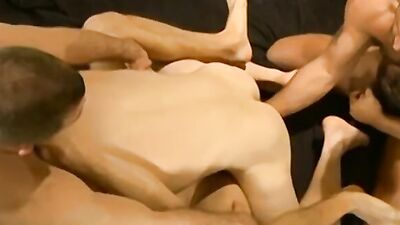 Watch Dale Cooper's Ass And Mouth Get Pounded By Four Hotties In A Wild Group Sex Orgy