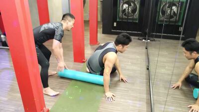 Kosuke gets a raw and deep pounding from his hot asian trainer, Hiroya G.