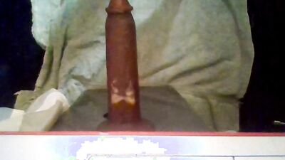 Watch this Ebony amateur take a raw anal pounding and cum in her ass