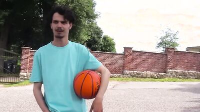 Young Athlete AthleXXX escapes village for wild Woods Play & hot cumshots!