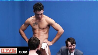 Dakota Lovell, Amone Bane, and their hot friends take turns slapping and slobbering on your big cock in POV