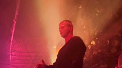 Watch this hot muscle boy take a hard anal pounding in the toilet of a club