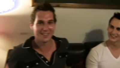 Australian Jocks share a hot load in a steamy 3way homemade video