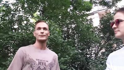 Two Cute Friends team up for a steamy threesome with a wild bareback ride and cumshots galore!