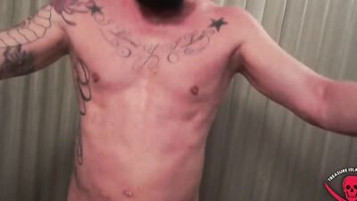 Horny bloke gets his ass nailed with neighbor's big dick