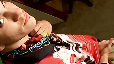 Pretty guy is being filmed while stroking his hard cock