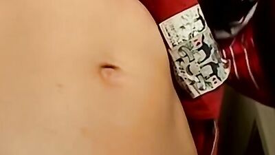 Pretty guy is being filmed while stroking his hard cock