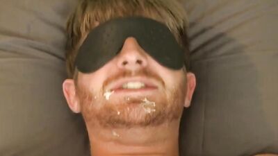 Van Darkholme, Logan Vaughn & Sebastian Keys humiliate and dominate bushy blonde with pubic hair