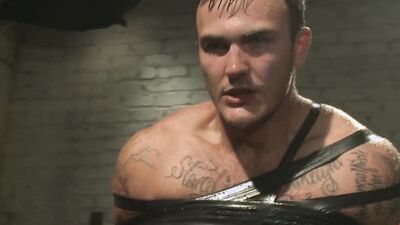 Christian Wilde's Bareback BDSM Challenge: Helpless House Slave Takes it Hard!