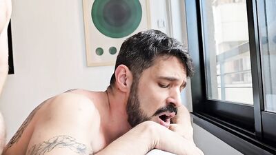 Julian Shul's slow afternoon bareback play with a hot jock