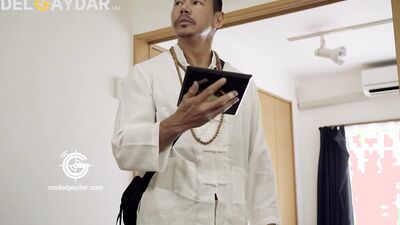 Watch this Asian hunk take a wild bareback ride and get a hot load of cum in Rain of Misfortune